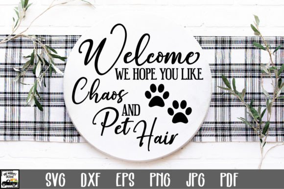 Chaos and Pet Hair SVG for Graphic Designers