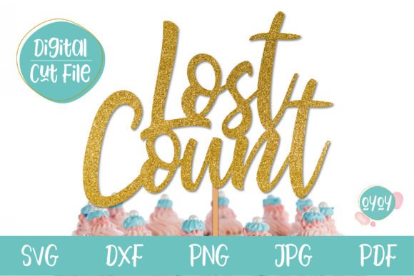 Fun Cake Topper SVG for Crafts and Graphics