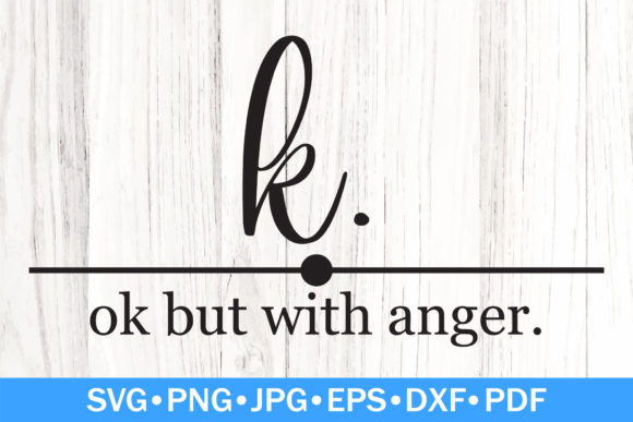 Fun K Definition SVG for Crafts and Graphics