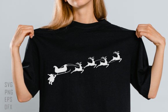 Fun Santa’s Sleigh SVG