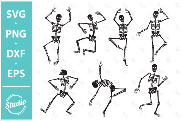 Fun Yoga Skeleton SVG for Graphics and Crafts