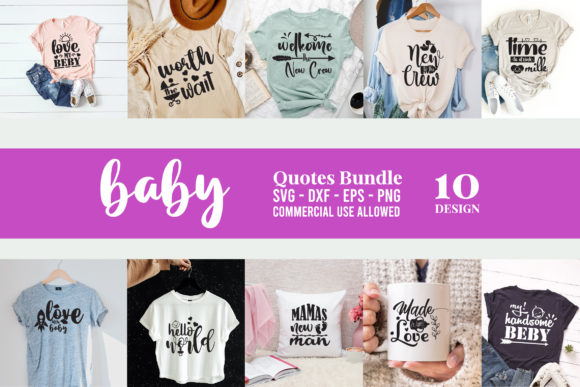 Funny Baby Quotes Graphics for Crafts