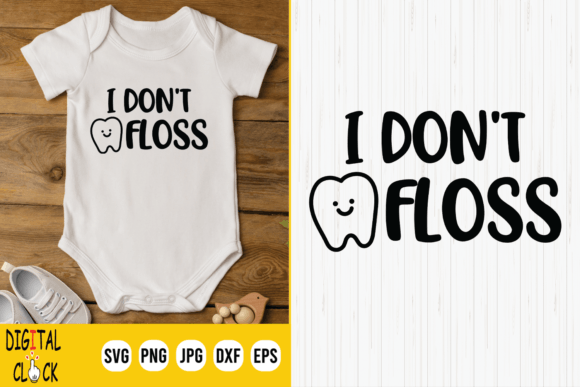 Funny Dentist Baby Graphics for Crafts