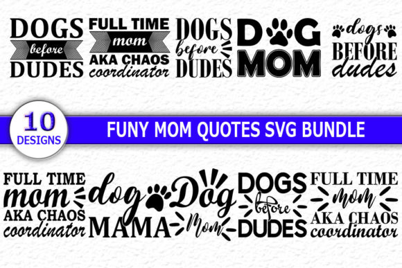 Funny Mom SVG Designs for Crafts and Graphics