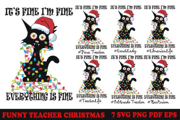 Funny Teacher Christmas Graphics for Crafts