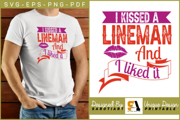 Lineman Funny Design Graphics for Crafts