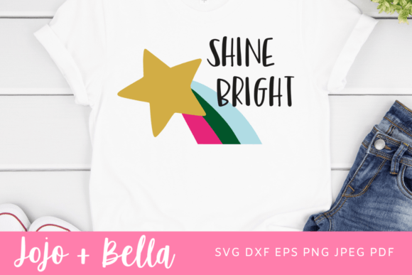 Shine Bright SVG: A Graphic for Playful Branding