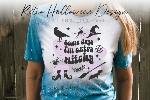 Witchy SVG Design Funny Halloween Witch Graphics for Crafts